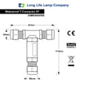 Waterproof T- Junction Underground Cable Line Protection Sleeve Connectors IP68