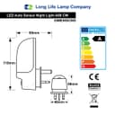 LED Night Light Dusk To Dawn Auto Sensor Cool White A88