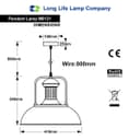 Steampunk Industrial Pendant Light Ceiling Lampshade Dome Metal M0131