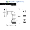 Retro Industrial Water Pipe Vintage Wall Light M0160