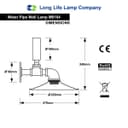Industrial Water Pipe Wall Light with Pressure Gauge M0164