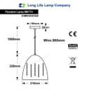 Modern Ceiling Grey Pendant Light M0174