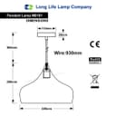 Modern Ceiling Nickel Polished Chrome Pendant Light M0181