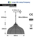 Modern Copper Cage Ceiling Pendant Light M0182
