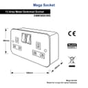 2 X 13 Amp Metal Clad Socket 2 Gang Switched Socket Outlet