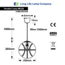 Basketball Ceiling Pendant Lamp M0228