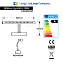 5w LED Bathroom Mirror Wall Light Cool White 6500k IP20 ML11