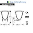 Dusk Till Dawn Sensor Outdoor Wall Light ZLC329DTD