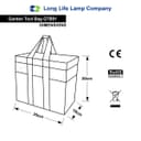 Garden Tool Bag Organizer Heavy Duty 8 Pocket Gardening Hand Tool Storage GTB01