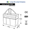 Garden Tool Bag Organizer Heavy Duty 8 Pocket Gardening Hand Tool Storage GTB02