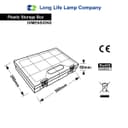 10 Slots Compartment Organiser Storage Box