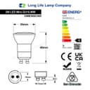Mini GU10 LED Light Bulb 3W SMD Warm White 3000K Replacement For Small Mini Halogen GU10 35mm Very Bright