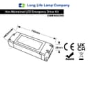 Emergency Battery Pack Kit for LED Panel Upto 48w 3 Hours Power Back Up Non Maintained EML06