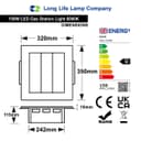 LED Canopy Light for Petrol Station Lighting 150w 6000k IP67 GSL150W
