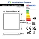 48W LED Backlight Recessed Ceiling Panel 600 x 600 Very High Lumen Daylight PBL48W