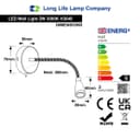 LED Bedside Reading Wall Light Switched Flexible Arm Headboard Light H3049 Warm White 