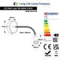 LED Bedside Reading Wall Light Switched Flexible Arm Headboard Light H3035 Cool White 