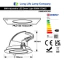 LED Downlight Adjustable Commercial Recessed Ceiling Spot Light 30w 5000k Ultra Bright CDA02