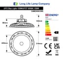 LED Ceiling High Bay Light 150w 6500k IP65 Ultra Bright for Industrial Warehouse Workshops 150WUFO7