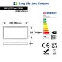 30w LED Panel 300 x 600 Ceiling Light Cool White 6500K Recessed