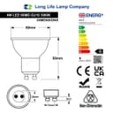 4w SMD LED GU10 Light Bulb High Brightness warm white