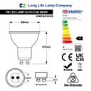 10 Pack 7w COB LED GU10 Replacement 65w Halogen Cool White