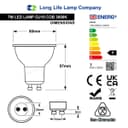 7w COB LED GU10 Replacement 65w Halogen Warm White