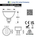  3w MR16 LED Blue Low Voltage Spot light Bulb 12V
