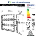 150w LED Tunnel Light High Brightness Security Flood Light IP65 6000K
