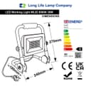 30W LED Work Light Portable Flood Light Plug In 240v IP65 6000K WL02