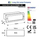 Mini 1.5w LED Warm White Outdoor Recessed Brick Light IP44 ZLC092WW