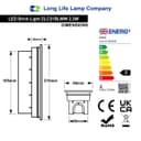 LED Brick Light Outdoor Wall Light Pathway Step Light Warm White ZLC21BLWW