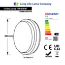 18w LED Bulkhead Ceiling Light Mounted Round Dome Cool White