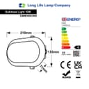 10w Outdoor LED Bulkhead Security Wall Light 