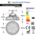150w LED High Bay UFO Light IP65 for Warehouse Workshops Canopy UFO4
