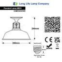 Vintage Industrial Ceiling Pendant Light Shade Solid Brass Finish 