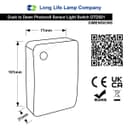 Outdoor Dusk to Dawn Photocell Sensor Light Switch IP44 DTDS01