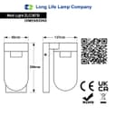 Modern Garden Outdoor Black Wall Light Lantern ZLC367B