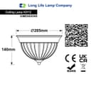 Flush Fitting Copper Ceiling Light Frosted Glass Dome Shade Metal Surround IP44 H3112