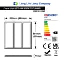 64w Border Line LED Frame Panel 600 X 600 Recessed Ceiling Light 6500K PHFL64W01