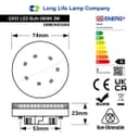 3w LED GX53 Cool White Light 