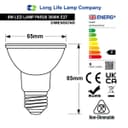 PAR20 8w Warm White 38 Degree Beam