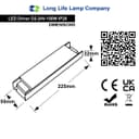 LED Power Supply IP20 24V Transformer Low Voltage D2-24V 150W