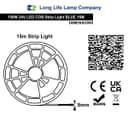 LED Tape Strip Light Continuous COB Illumination 15 Metres 24V Blue 15COBSLB