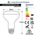 12w LED R80 Reflector Bulb 6400K Cool White 