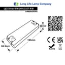Warm White LED Tape Strip Light Continuous COB Illumination 5 Metres 24V 5COBSLWW with Transformer