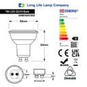 7W GU10 LED Light Bulb Dimmable Warm White 2700K Spotlight Downlight old