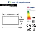 36W LED Panel 300 x 600 Surface Mount Ceiling Down Light Cool White 6500K