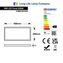 30w LED Panel 300 x 600 Surface Mount Ceiling Down Light Cool White 
