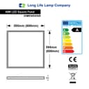 48w Surface Mount LED Panel 600 x 600 Frame with LED Panel White Body 3 Year Warranty